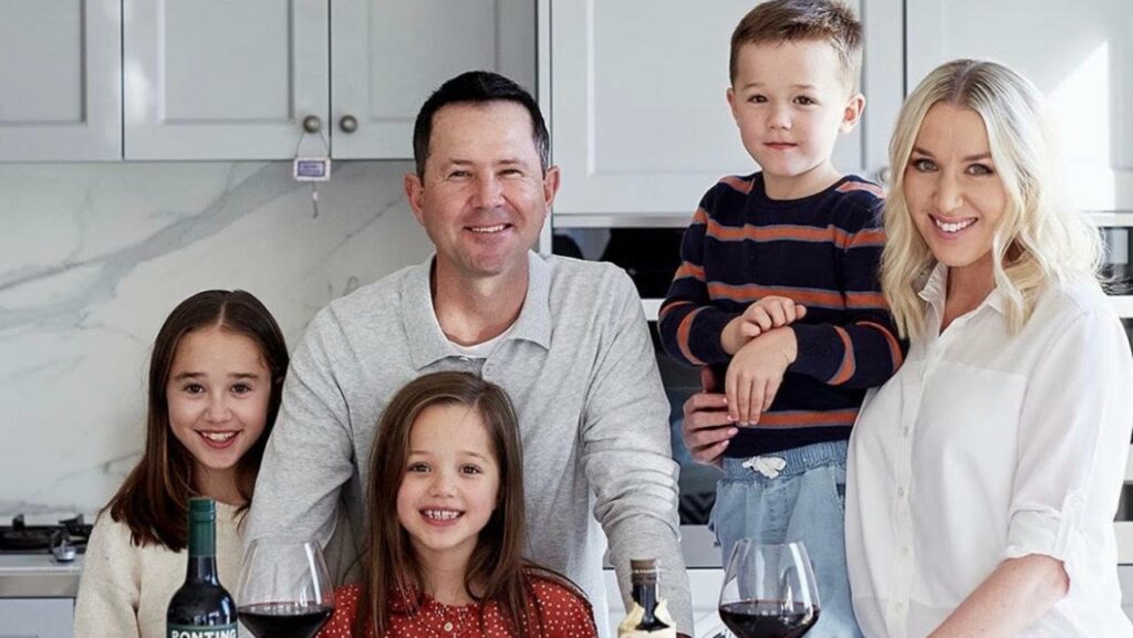 Ricky ponting family