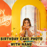 Birthday Cake Photo with Name
