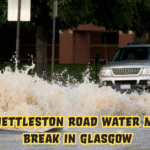 Glasgow Water Main Break Shettleston Road