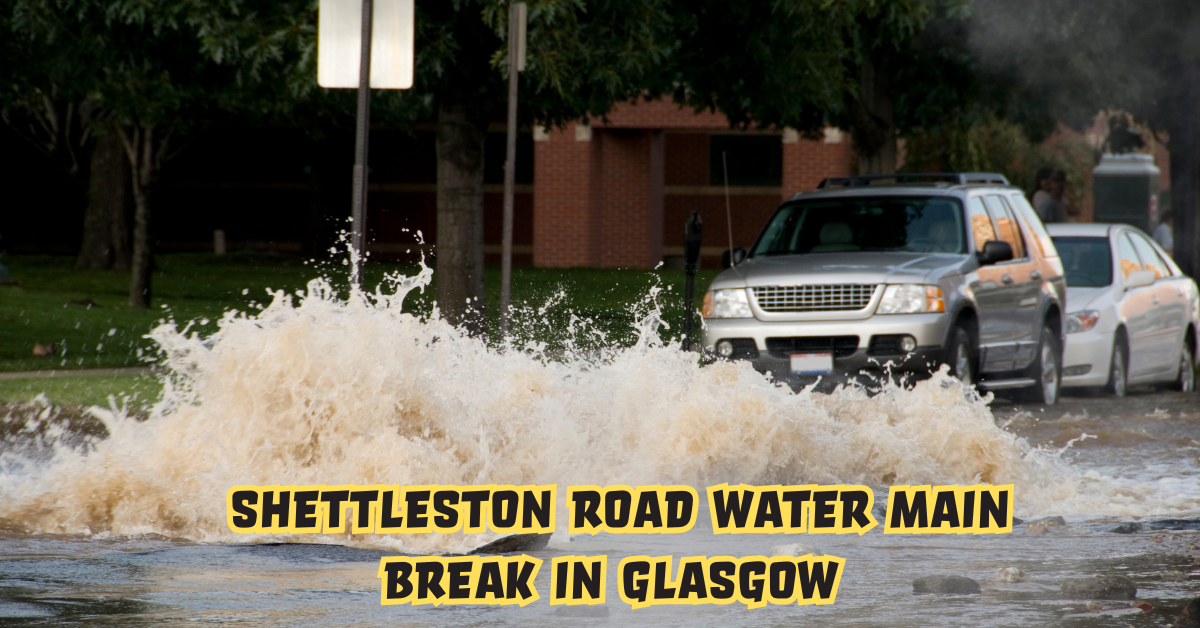 Glasgow Water Main Break Shettleston Road