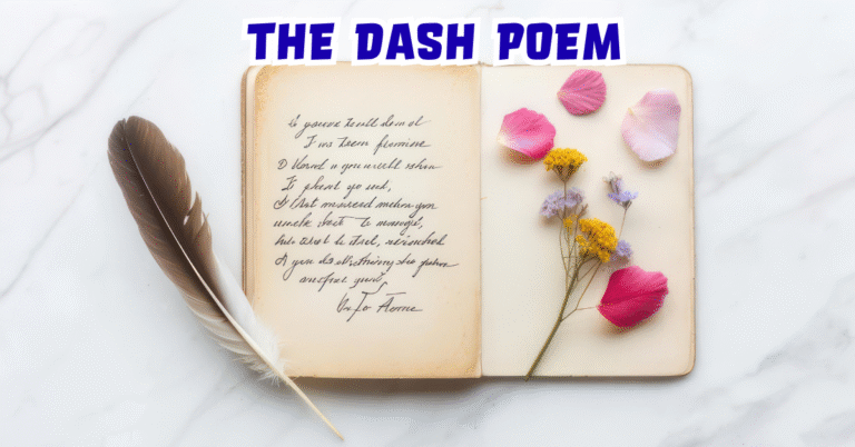 the dash poem