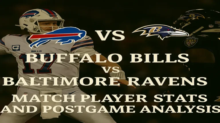Buffalo Bills vs Baltimore Ravens: Match Player Stats