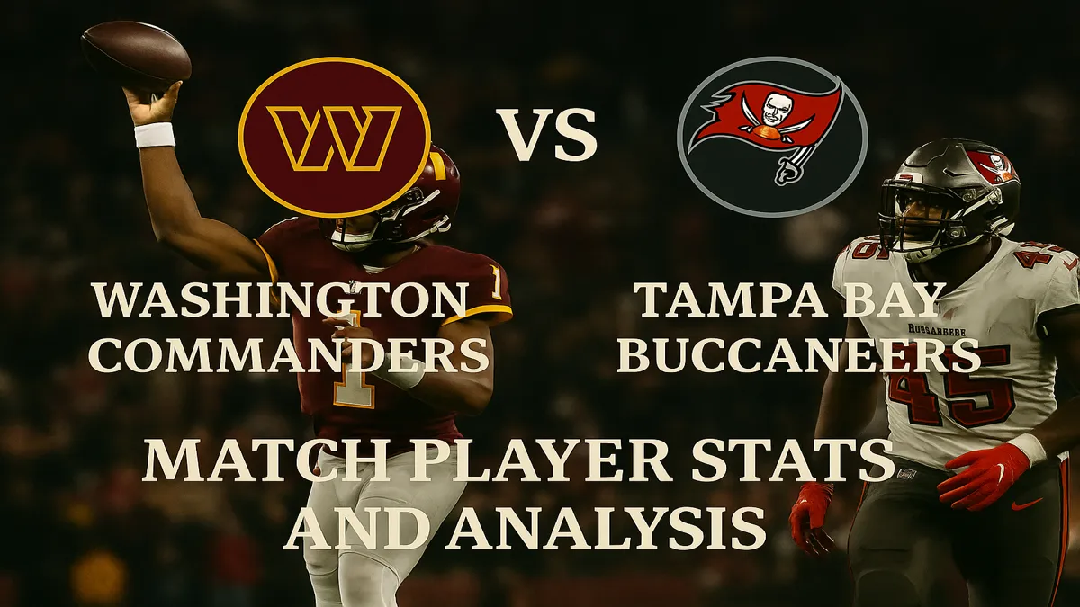 Washington Commanders vs Tampa Bay Buccaneers Match Player Stats