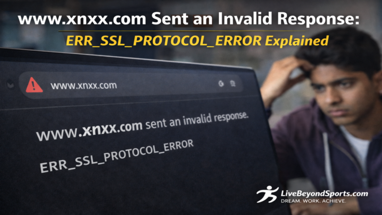 www.xnxx.com Sent an Invalid Response. ERR_SSL_PROTOCOL_ERROR